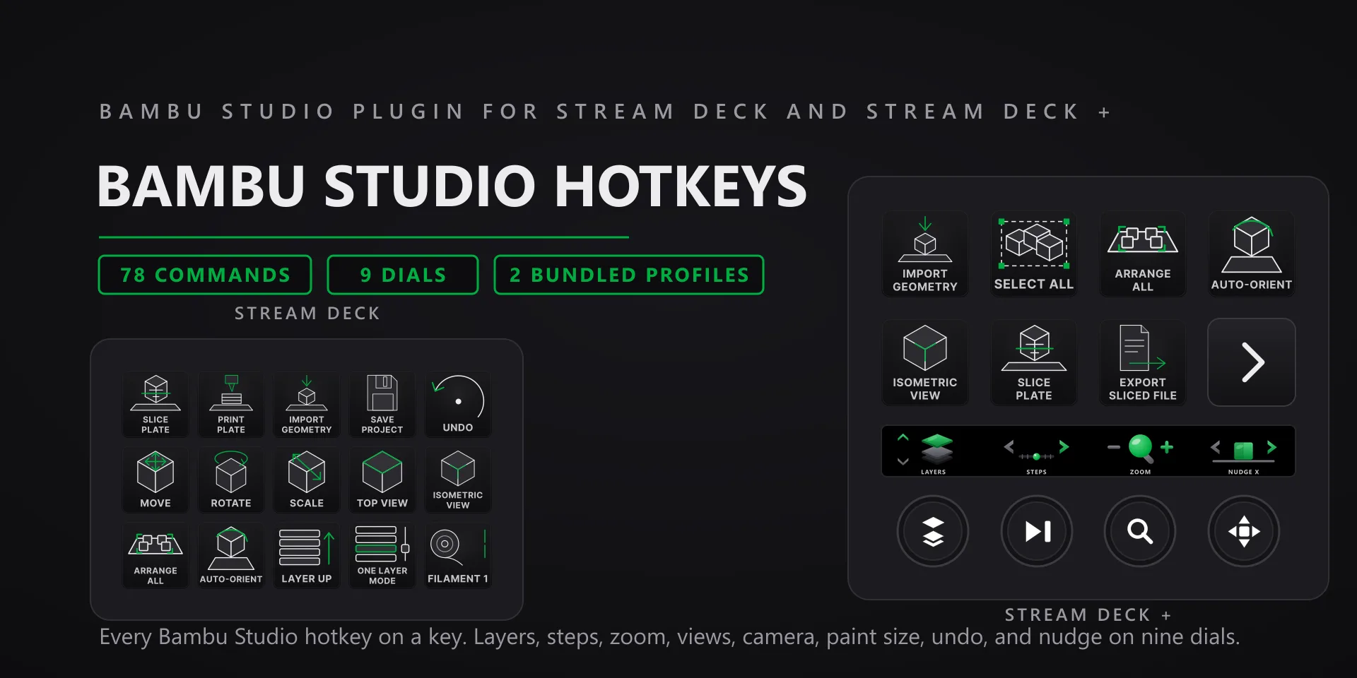 Bambu Studio Hotkeys