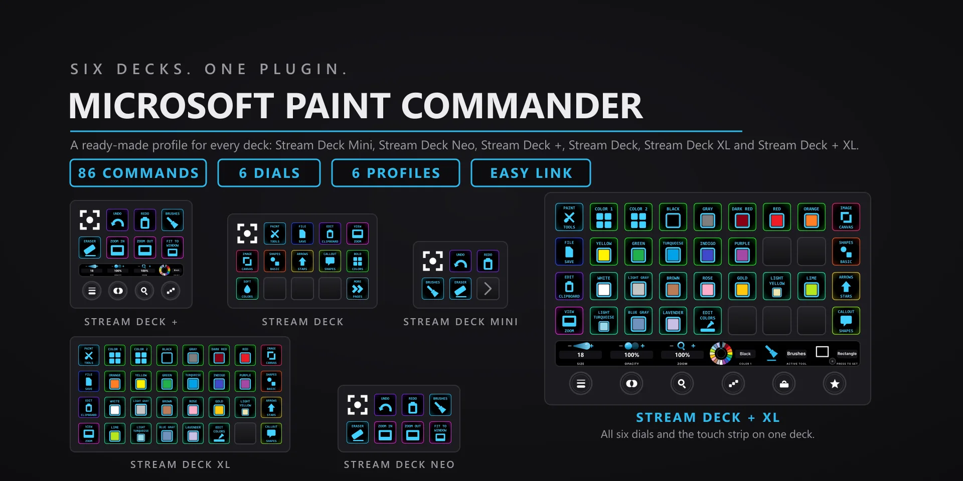 Microsoft Paint Commander hero slide